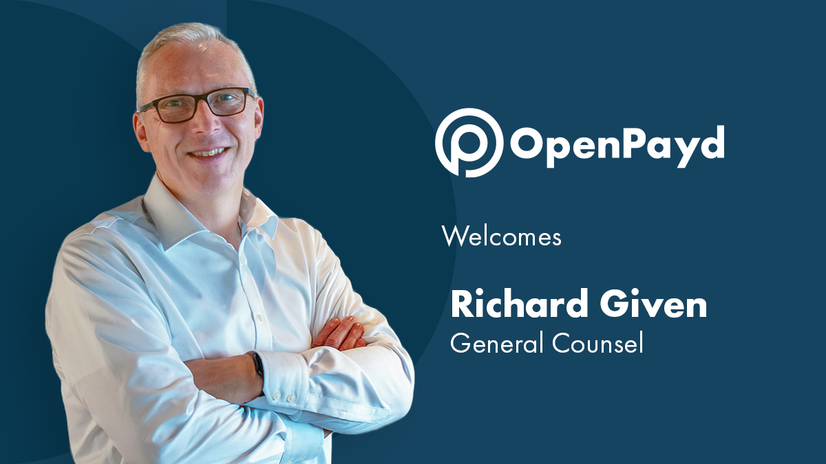 OpenPayd Appoints 10x Banking’s Richard Given As Group General Counsel