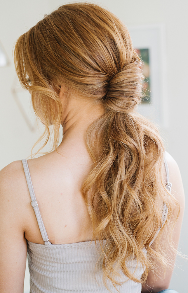 Step by Step: How to Create a Low, French Twist Ponytail