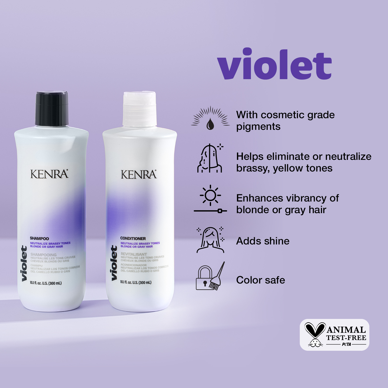 Violet Shampoo Kenra Infographic