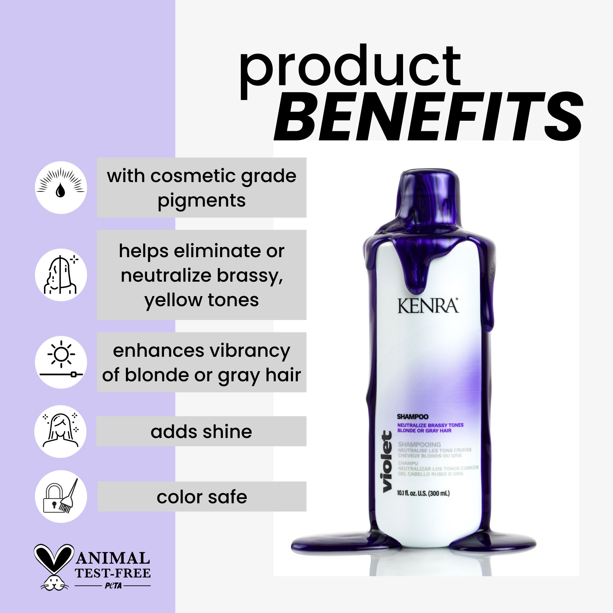 Violet Shampoo Kenra Infographic