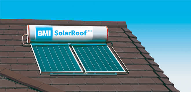 Solar roof banner