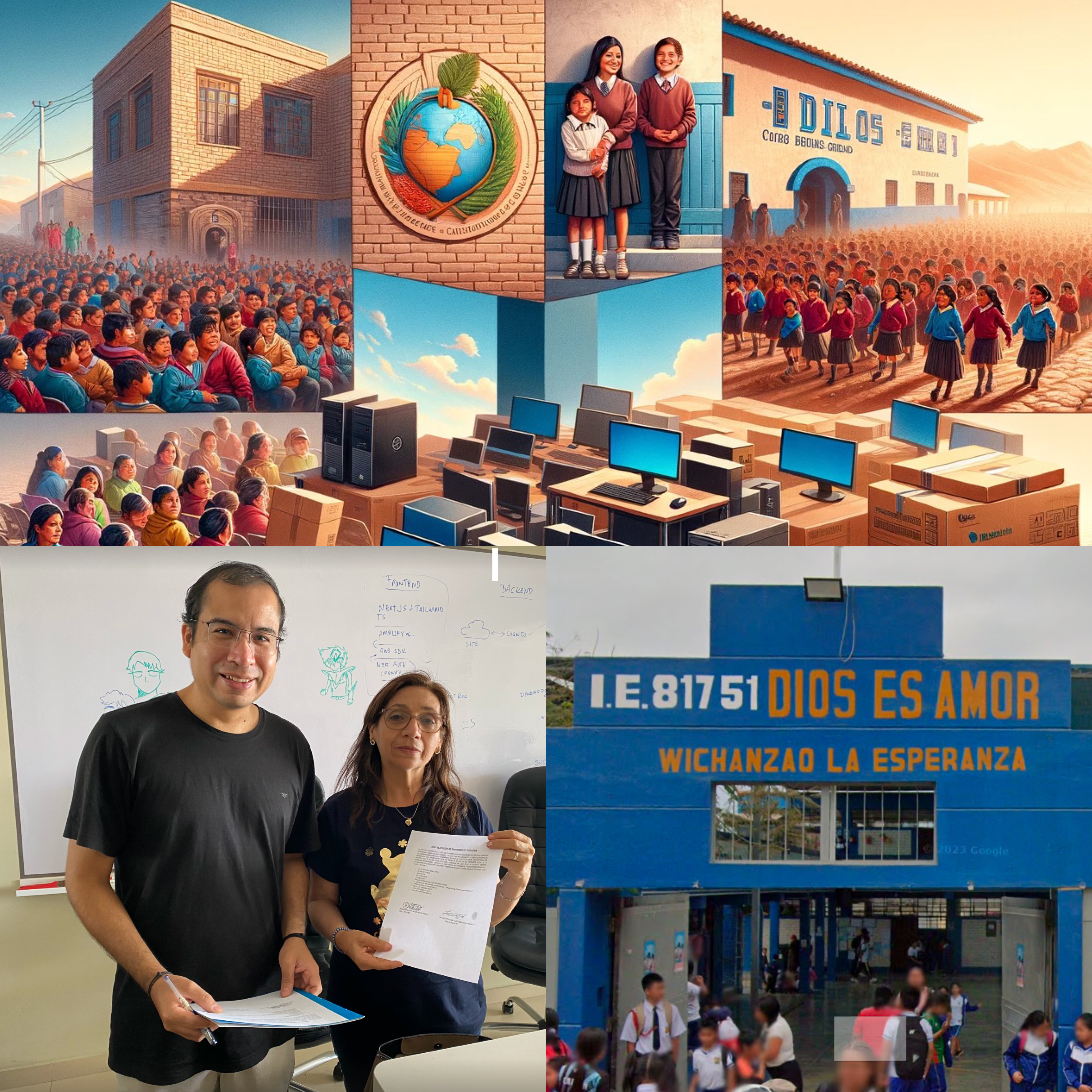 Bonzzu's Heartfelt Donation Empowers Education at 'Dios es Amor' School in Trujillo, Peru