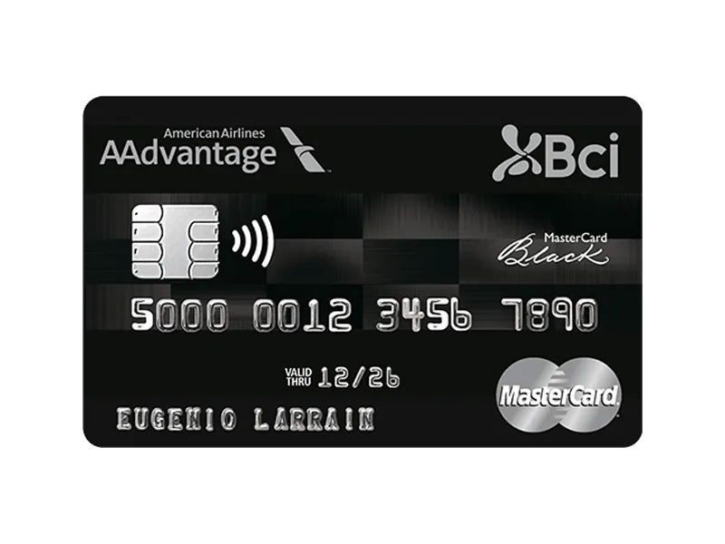 Tarjeta BCI Mastercard Black AAdvantage