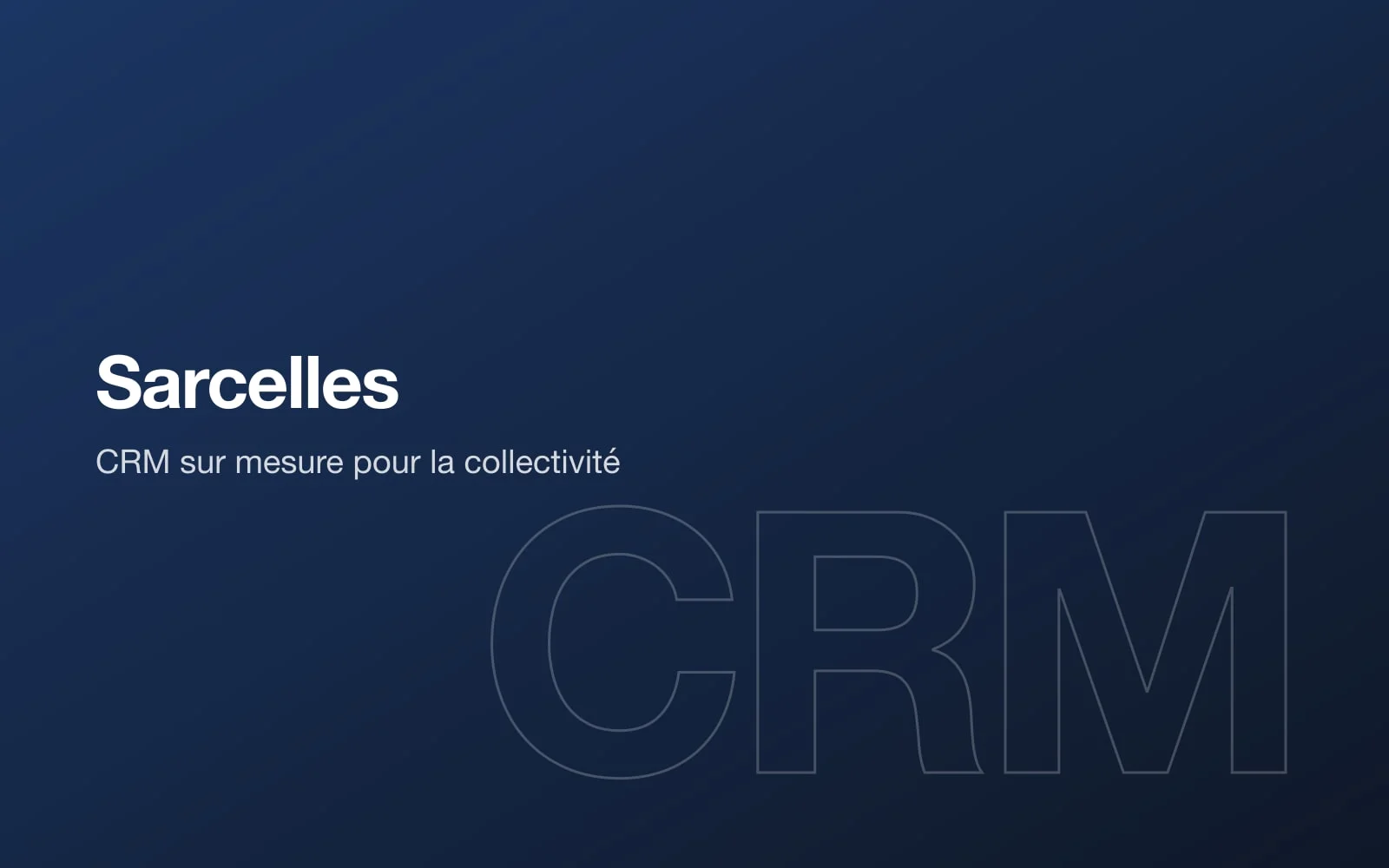 Aperçu du projet Sarcelles