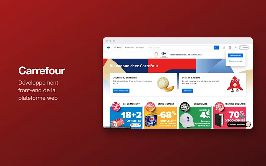 Aperçu du projet Carrefour