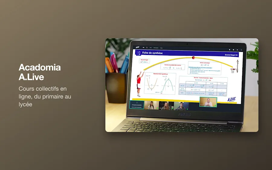 Aperçu du projet Acadomia