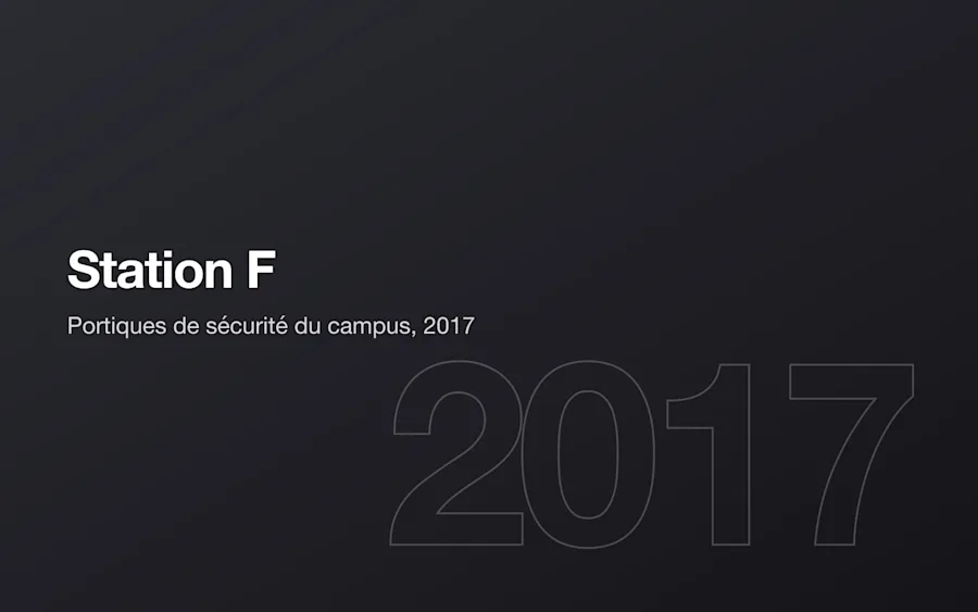 Aperçu du projet Station F