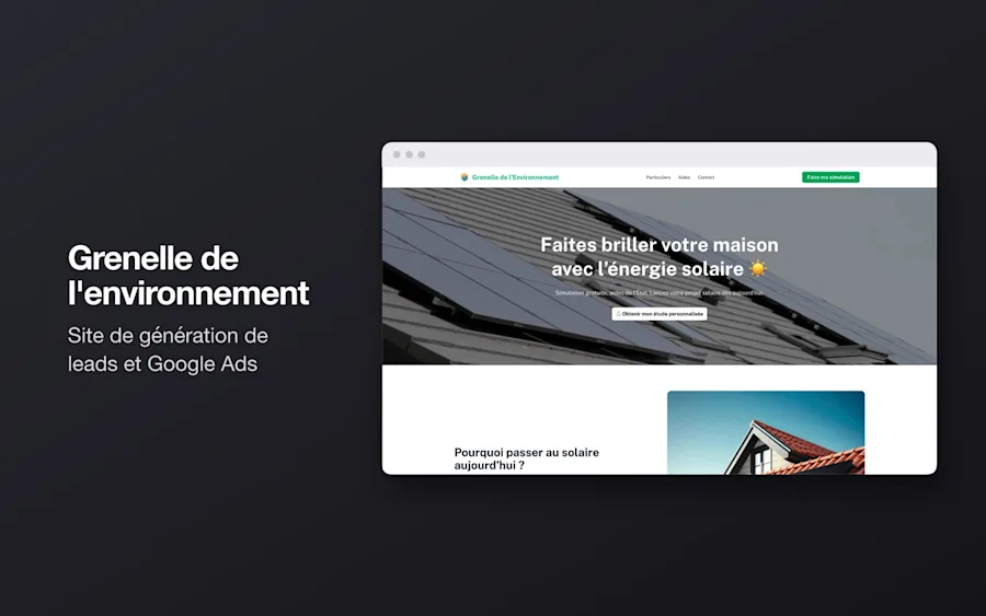 Aperçu du projet Grenelle de l'environnemment