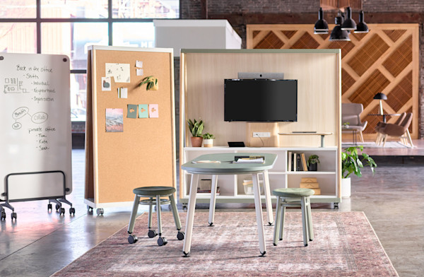 simple solutions for creating a flexible office design
