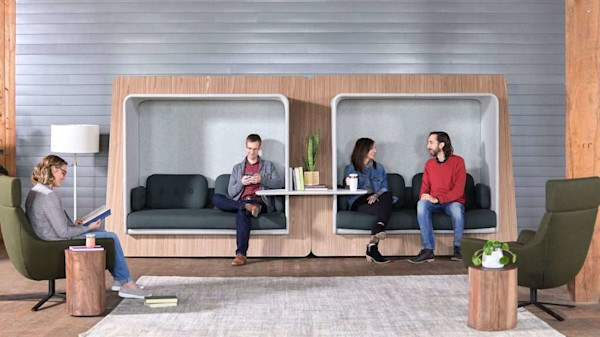 team in acoustic seating