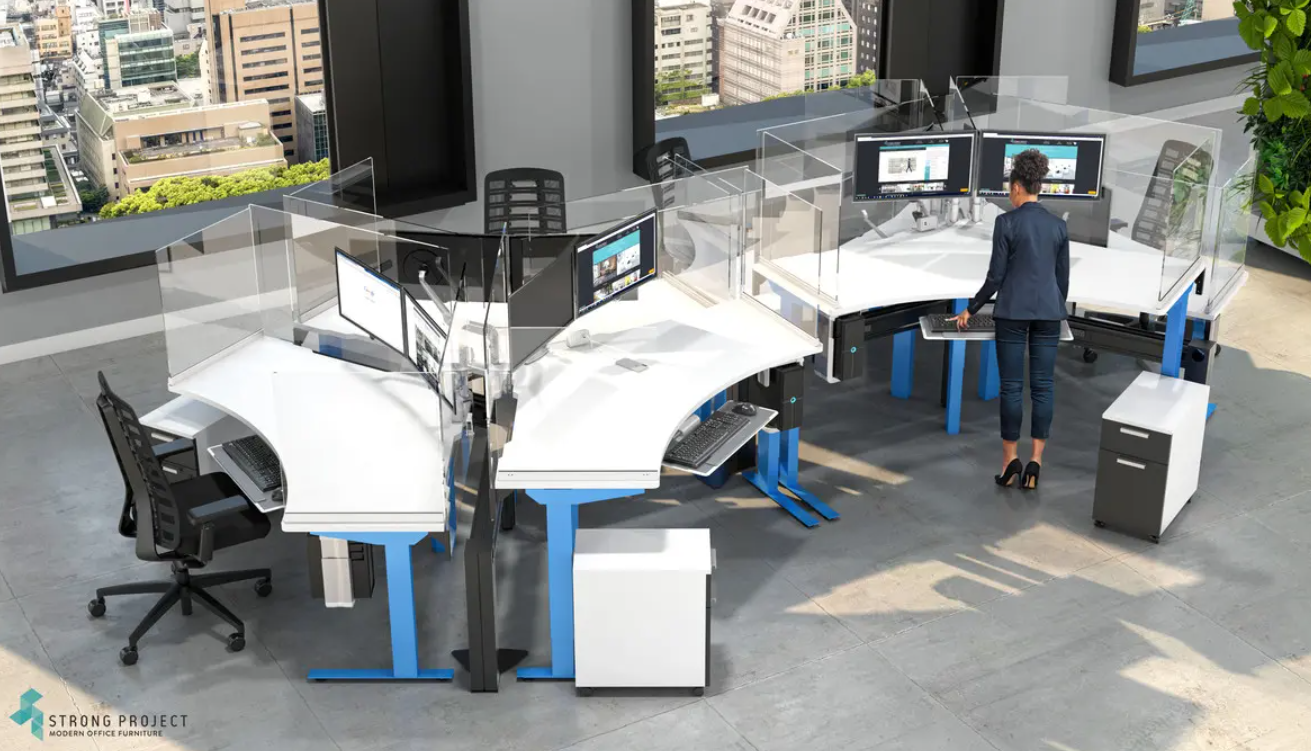 modern standing desk office design questions