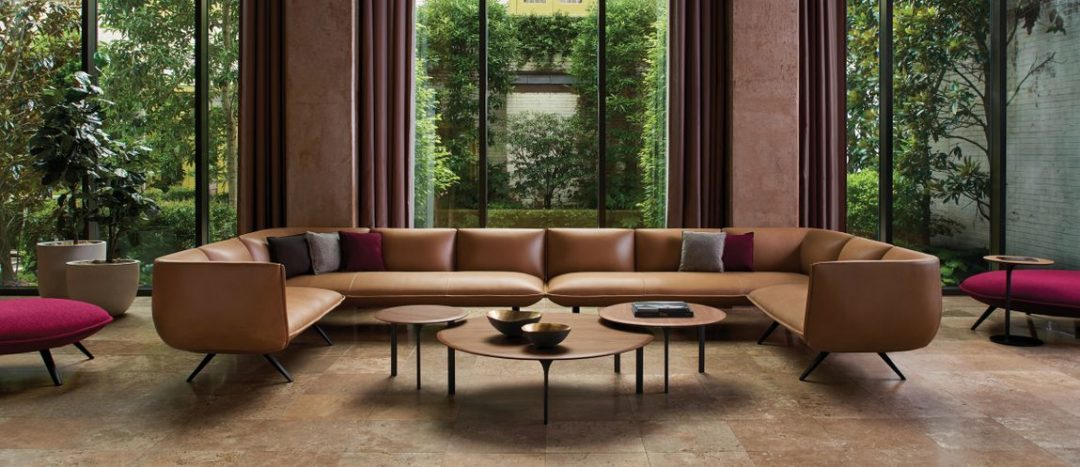 leather office furniture with different materials