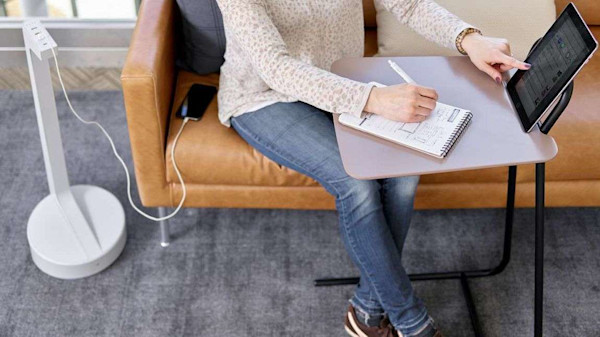 hybrid worker in the office