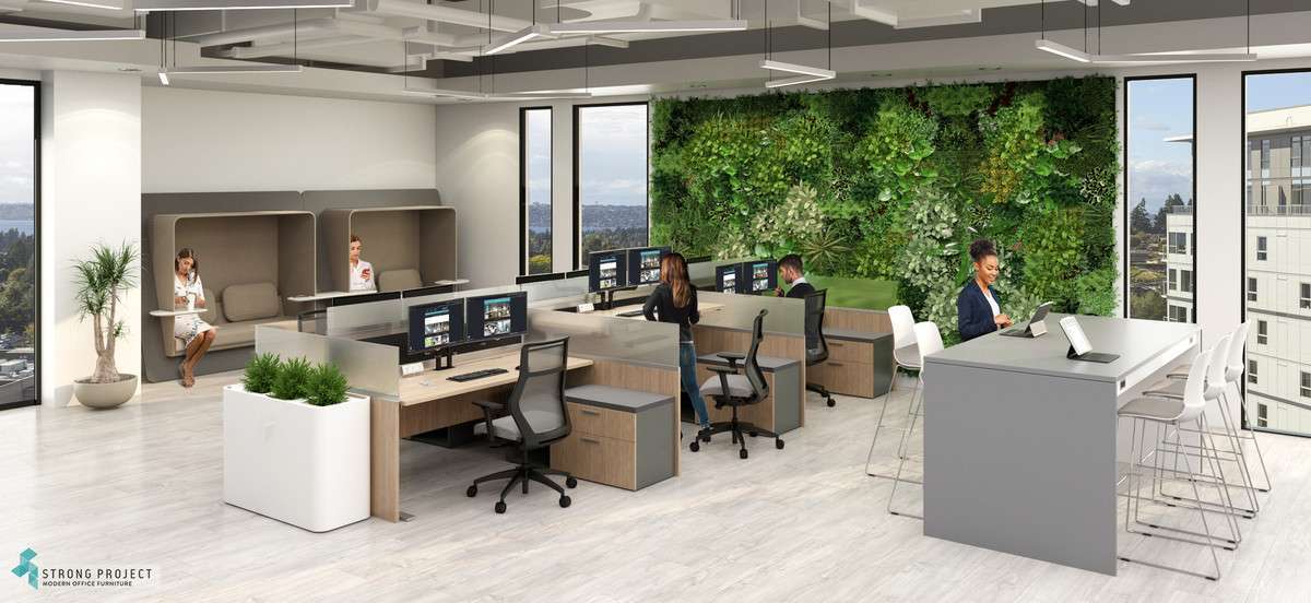 hybrid Biophilic Office