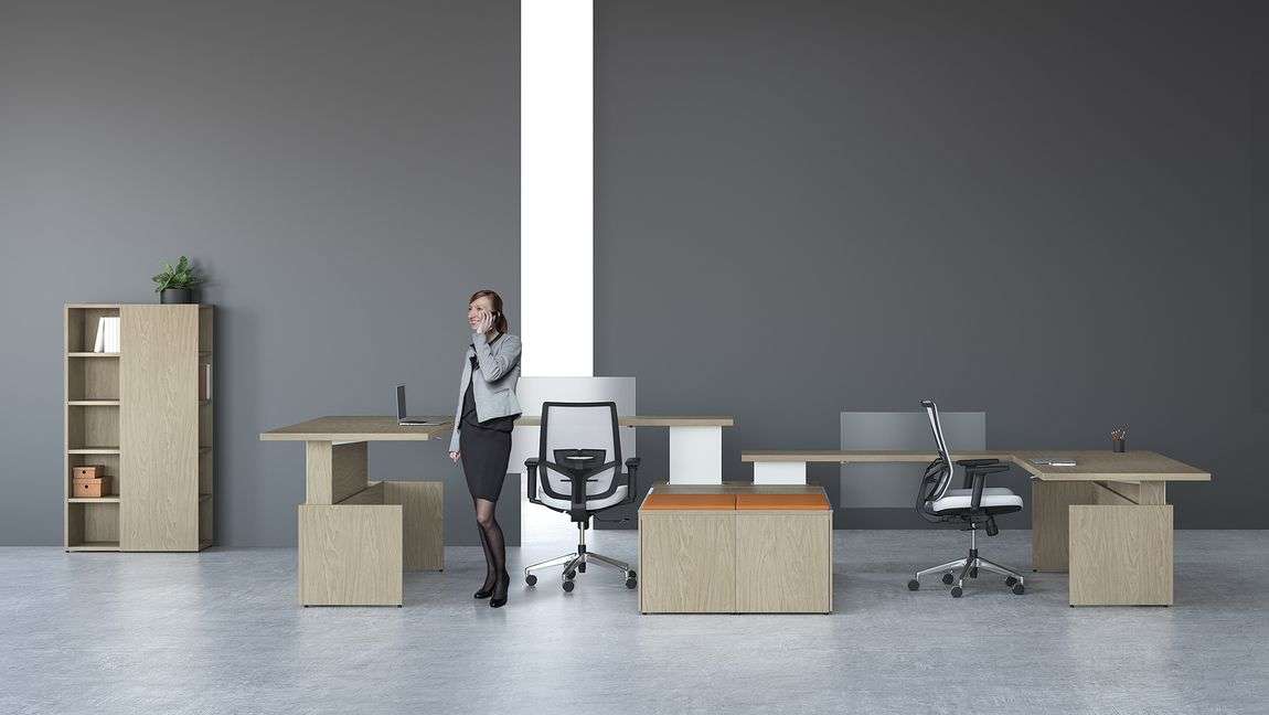 adjustable height meeting tables
