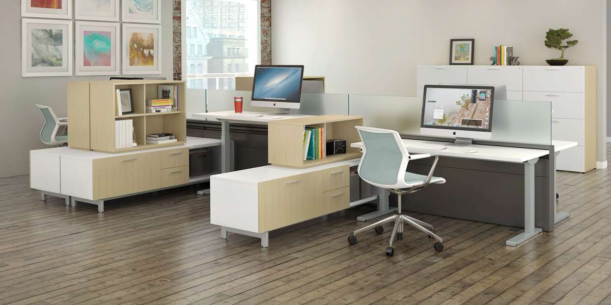 StrongProject offers adjustable height desk options for the modern workplace.