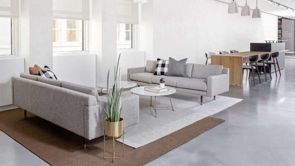 comfortable lounge layout