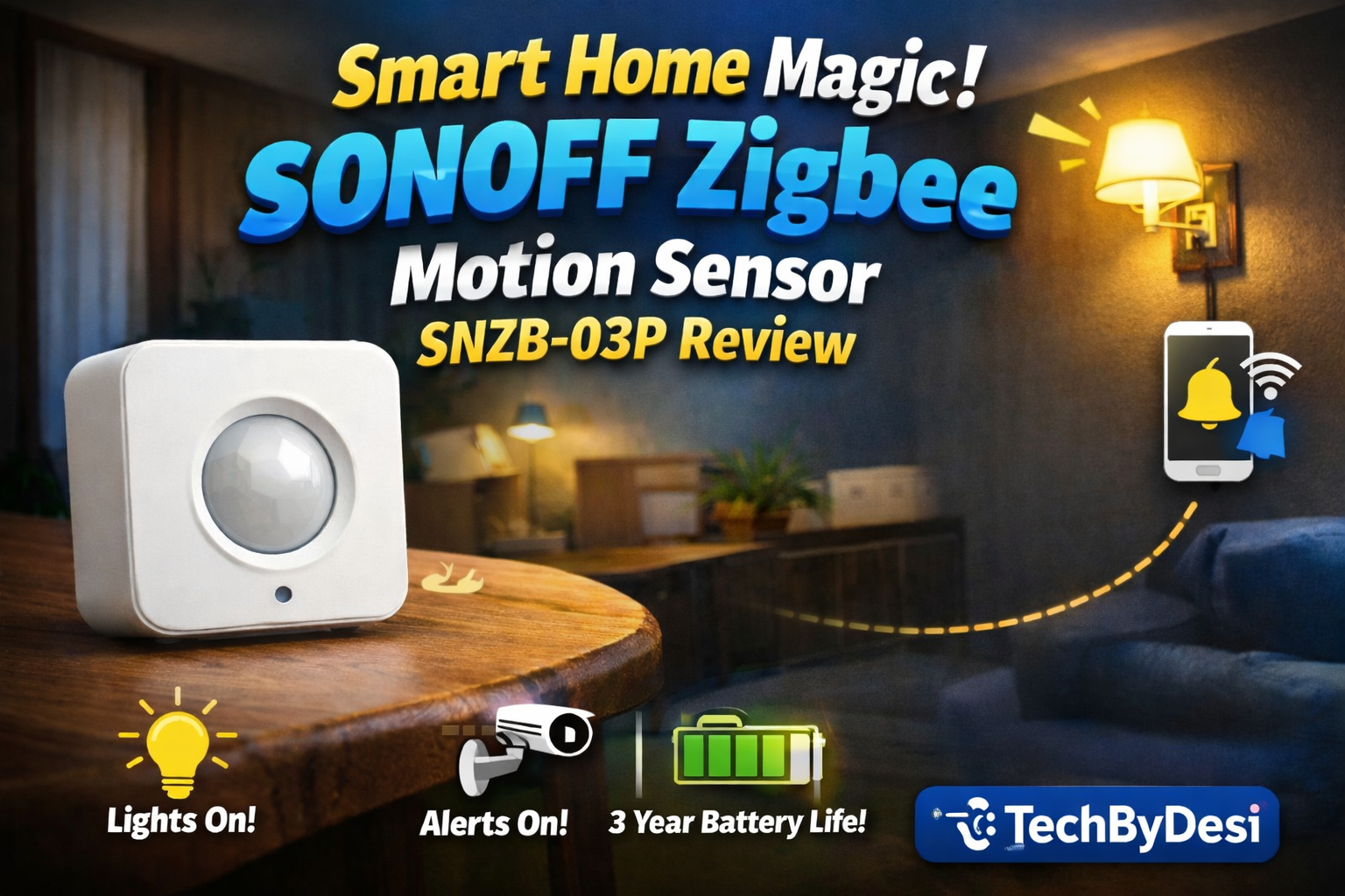 Your Home That Knows You’re There: SONOFF Zigbee Motion Sensor SNZB-03P