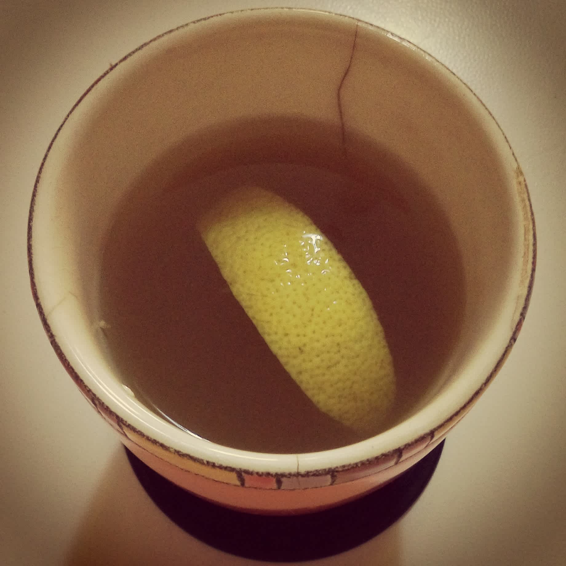 Lemon Cognac Tea