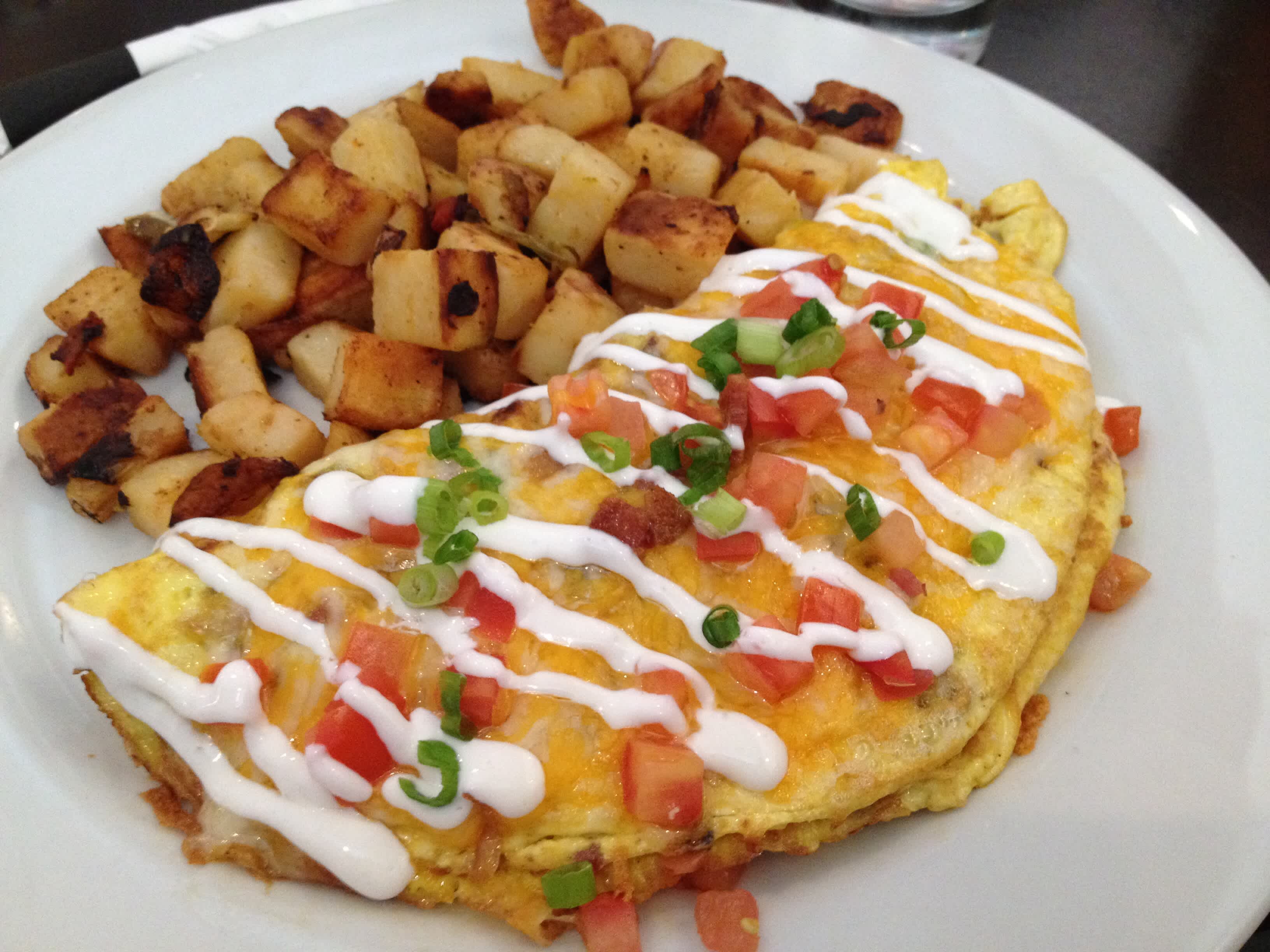Southwest Chorizo Omelette