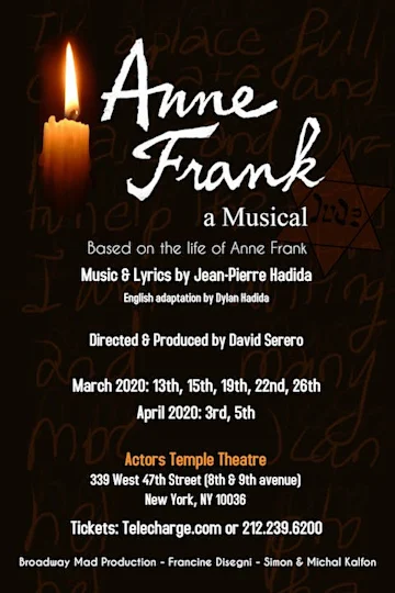 Anne Frank, The Musical tickets
