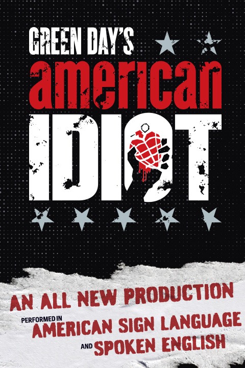 Green Day's American Idiot show poster