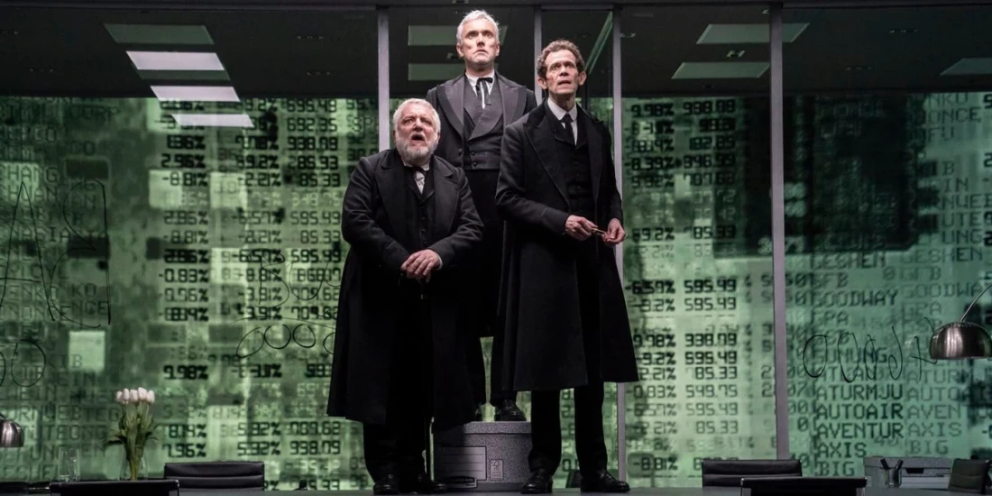 Simon Russell Beale, Ben Miles & Adam Godley in The Lehman Trilogy