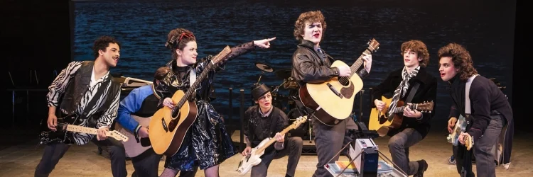 The Cast of Sing Street at New York Theatre Workshop