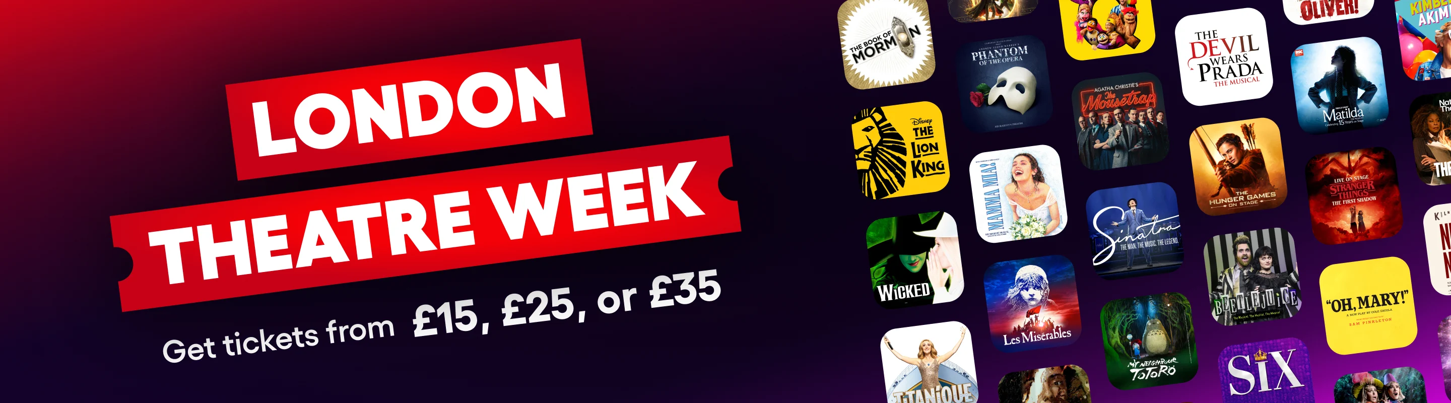 LON | TT | London Theatre Week Category Banner | August 2026