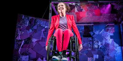 Amy Trigg in 'Reasons You Should(n't) Love Me' (Photo by Marc Brenner)