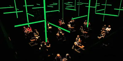 Photo credit: Blindness at the Donmar Warehouse (Photo by Helen Maybanks)