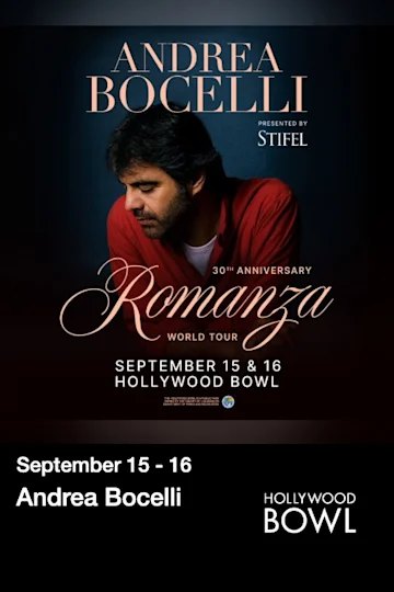 Andrea Bocelli tickets