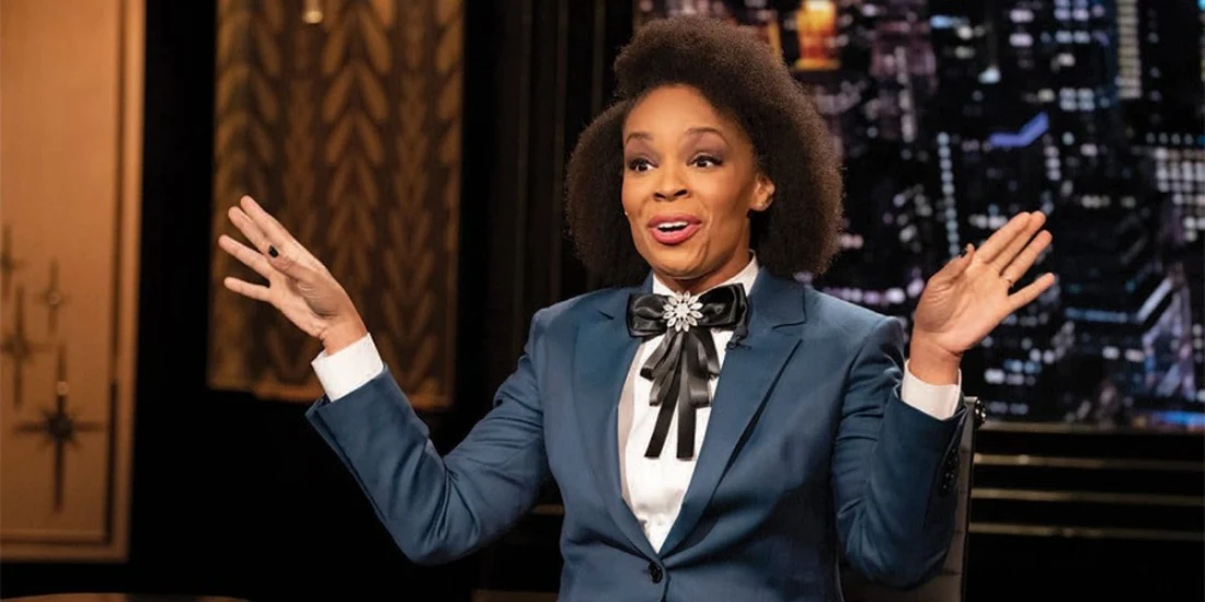 Amber Ruffin on The Amber Ruffin Show (Photo courtesy of NBC)