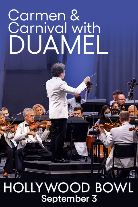 Carmen and Carnival with Dudamel show poster