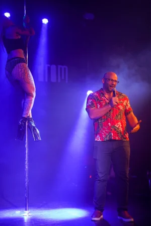 Schtick A Pole In It: a comedy & pole dancing show