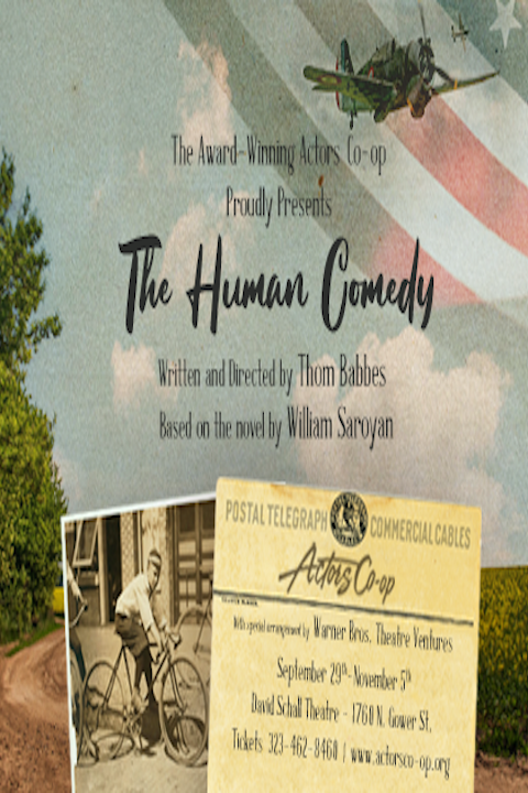 The Human Comedy show poster