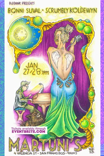 Bonni Suval & Scrumbly Koldewyn, a Cabaret, at Martuni's Tickets