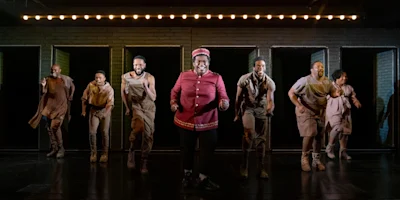 Larry Owens and the cast of A Strange Loop