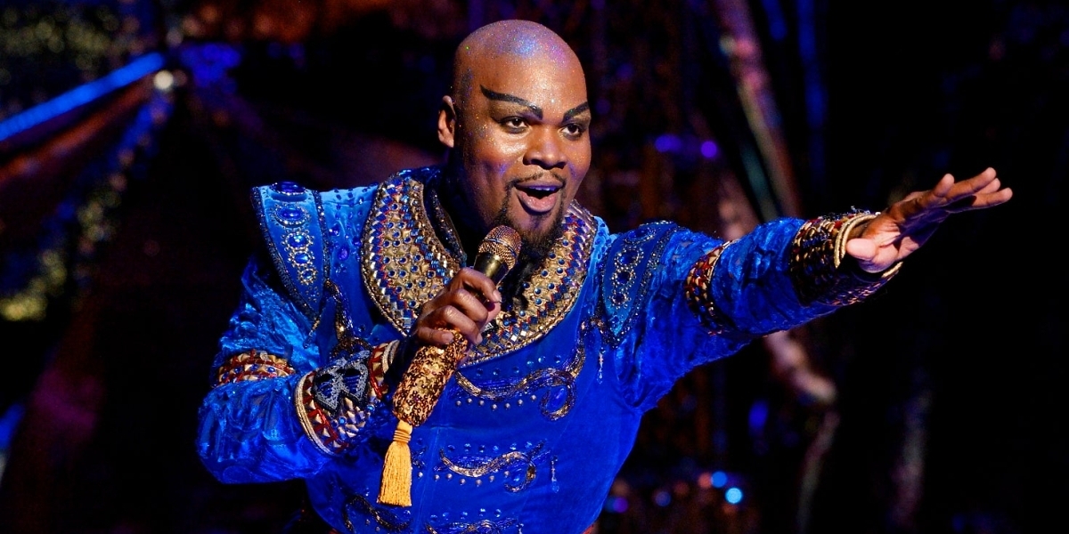 Michael James Scott returns to Aladdin on Broadway | New York Theatre Guide