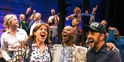 Photo credit: Come From Away cast (Photo by Matthew Murphy)