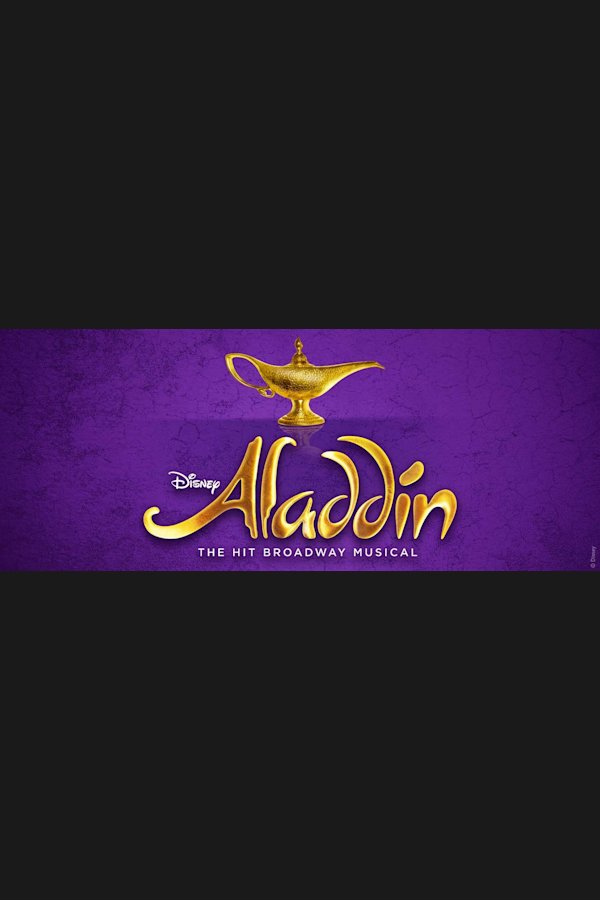 Aladdin Broadway musical poster - now playing at New Amsterdam Theatre