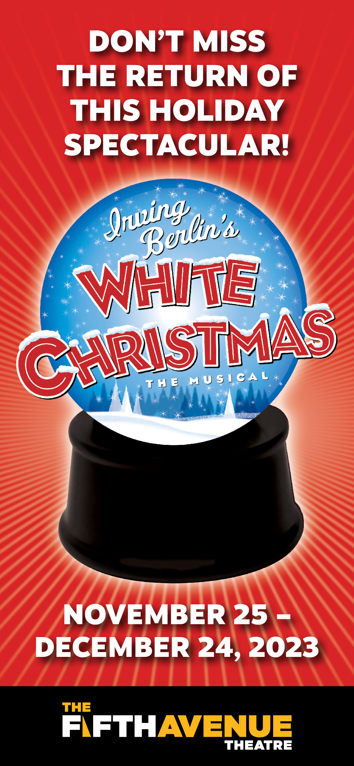 This holiday classic is coming to Seattle's Fifth Avenue Theatre