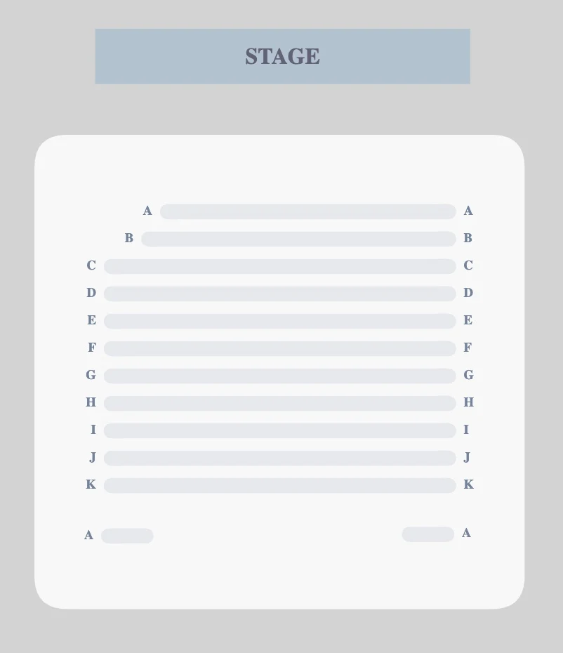 Marylebone Theatre seating plan