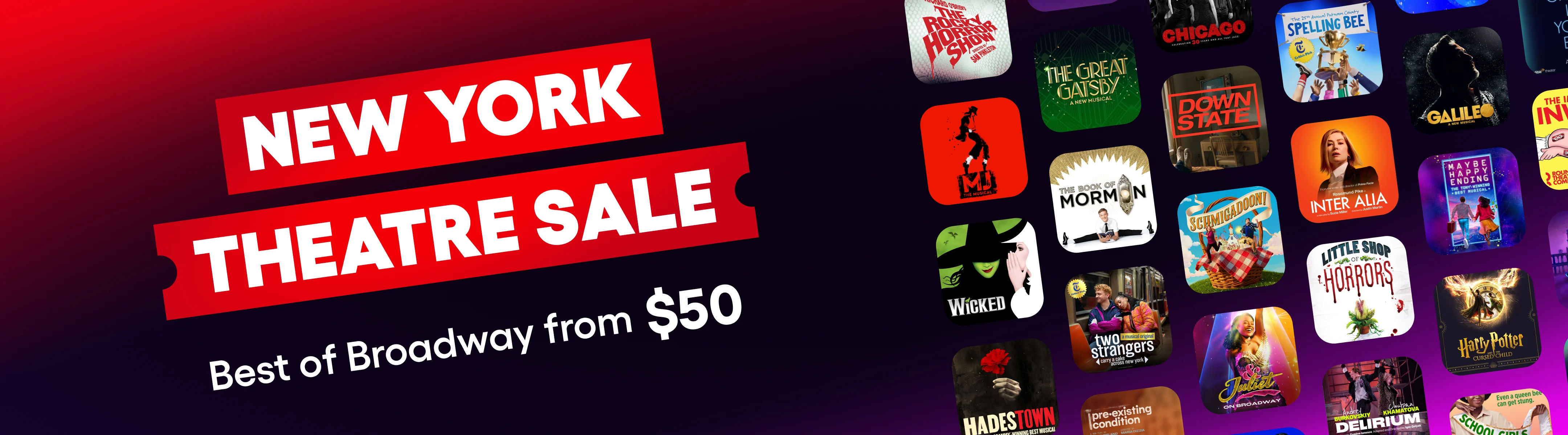 NY | TT | NYC Location Category Banner | New York Theatre Sale