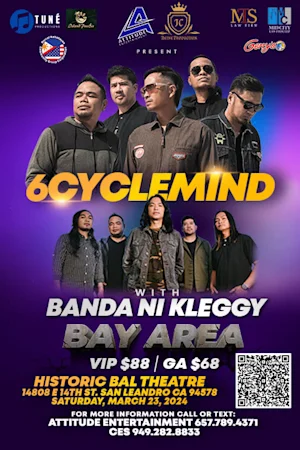 6CYCLEMIND with Banda ni Kleggy US Tour 2024 Tickets
