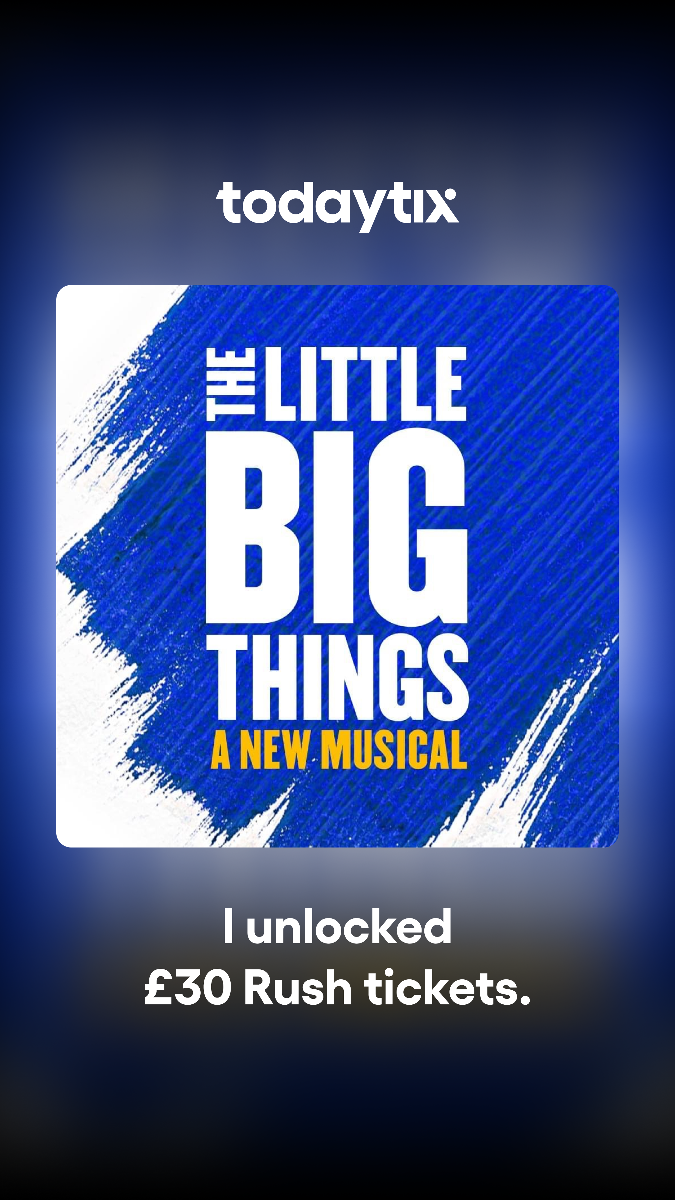 The Little Big Things - A New Musical
