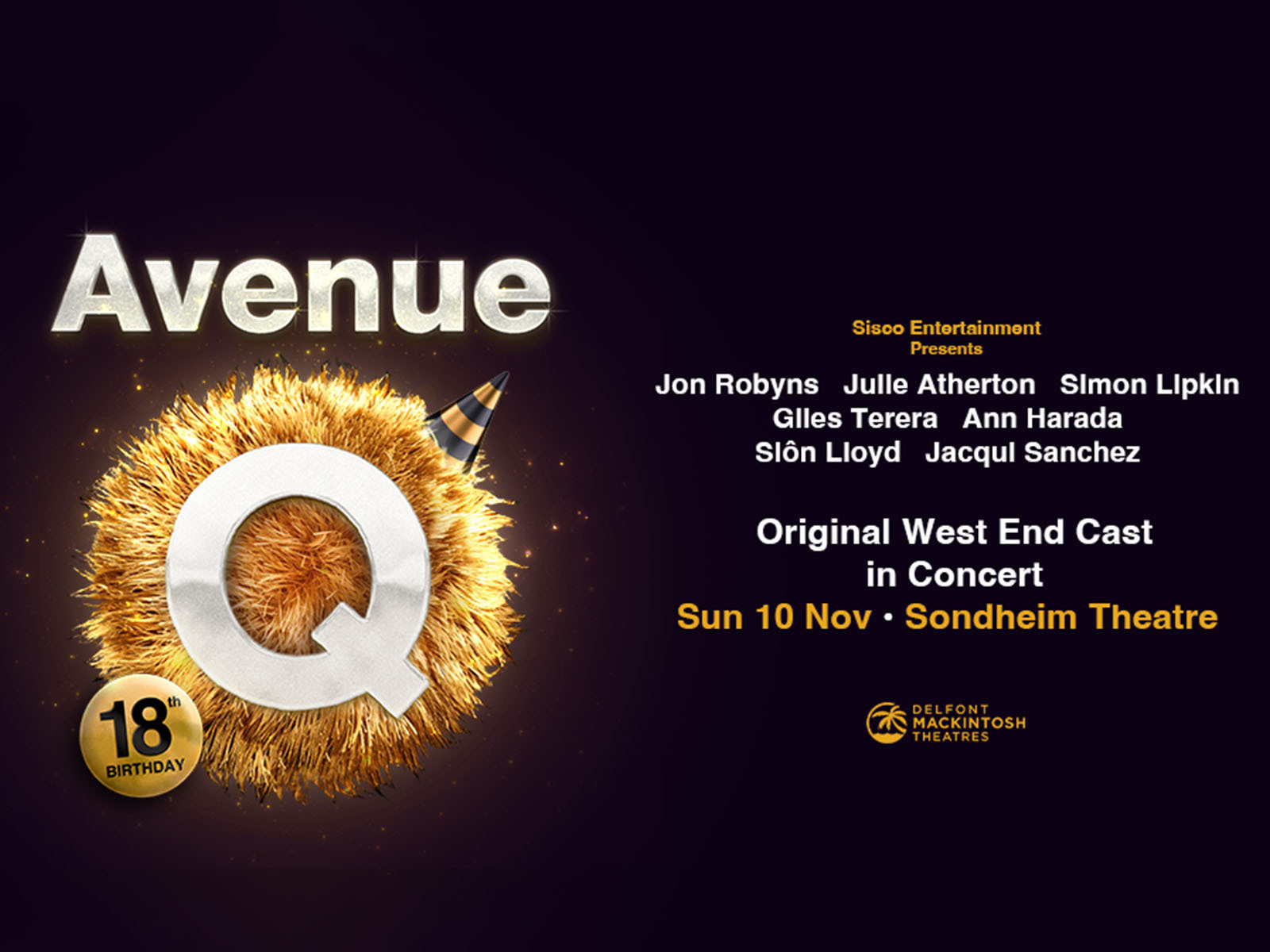 Avenue Q in Concert Tickets | Sondheim Theatre | London Theatre