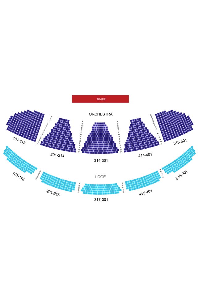 Beaumont Theatre Seating Chart View