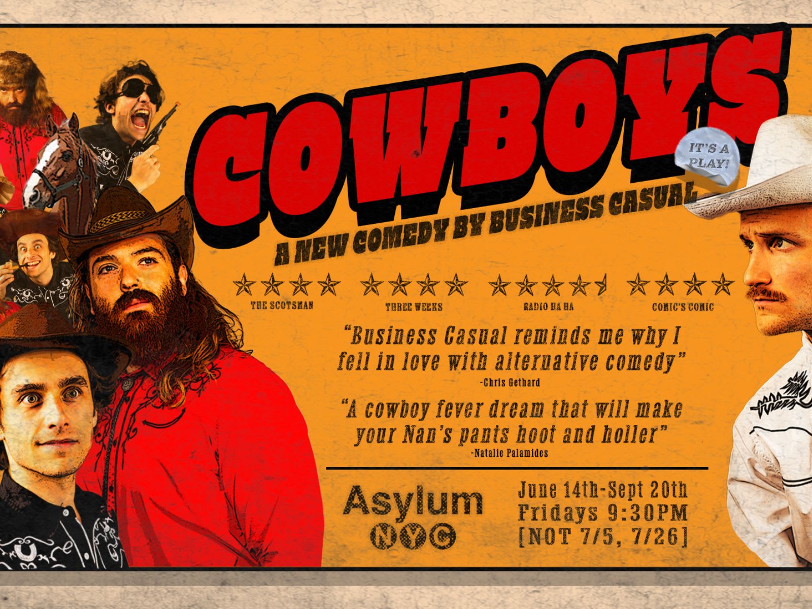 Cowboys tickets new york theatre guide