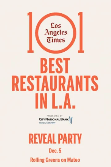 101 Best Restaurants in L.A. Tickets